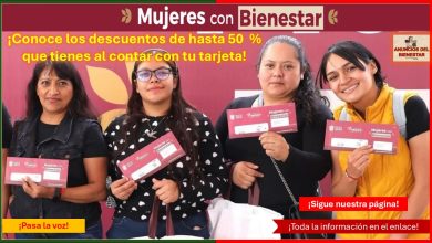 Mujeres con Bienestar - ¡Conoce los descuentos de hasta 50 % que tienes al contar con tu tarjeta!